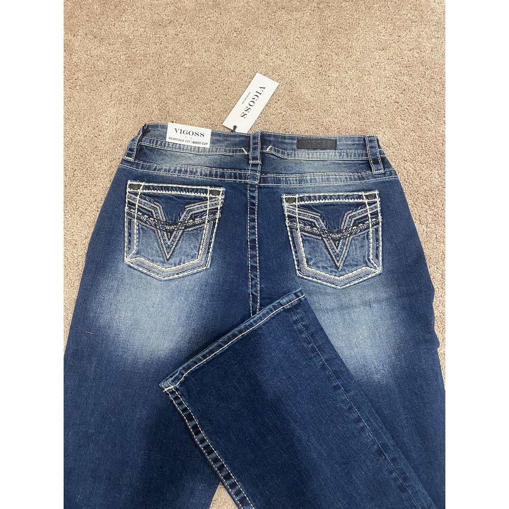 NWT Virgoss Heritage Fit Bootcut Women's Jeans Size 10 31x31